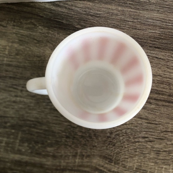 Vtg Federal Glass Striped Mug - Picture 4 of 13
